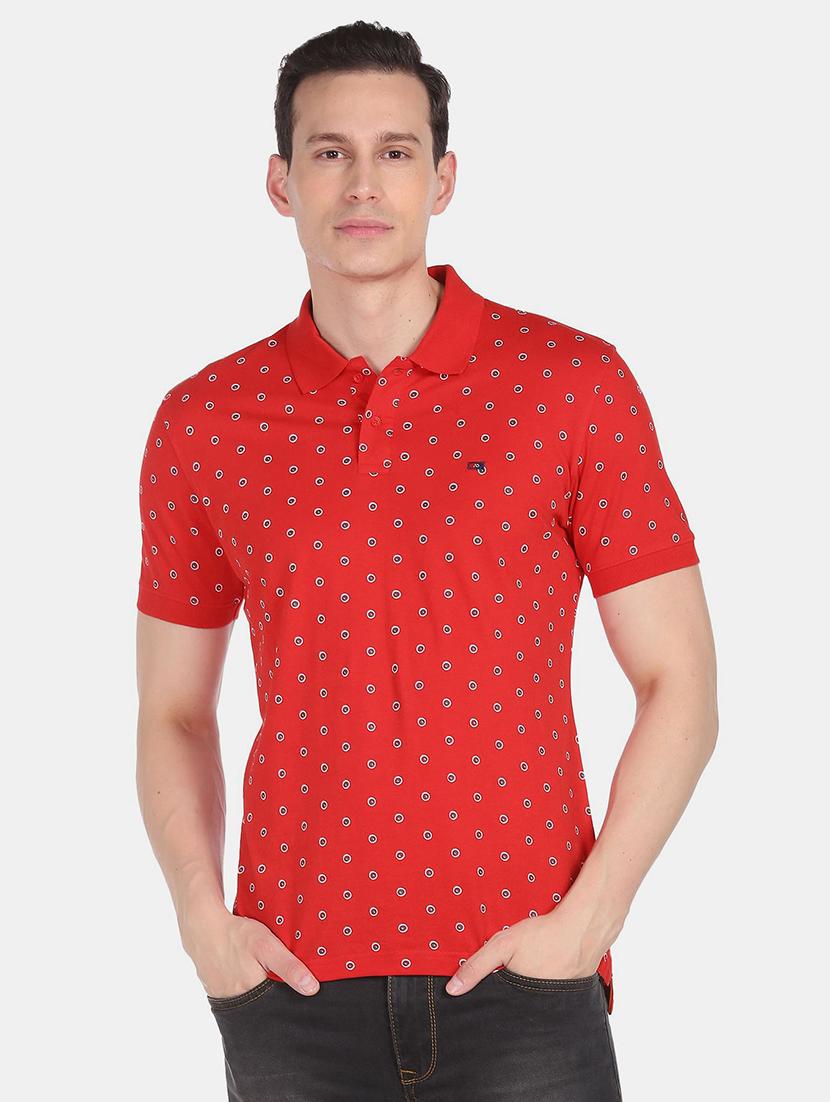 mens printed polo t-shirt - 18656994 -  Zoom Image - 0