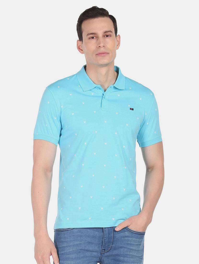 mens printed polo t-shirt - 18656996 -  Zoom Image - 0