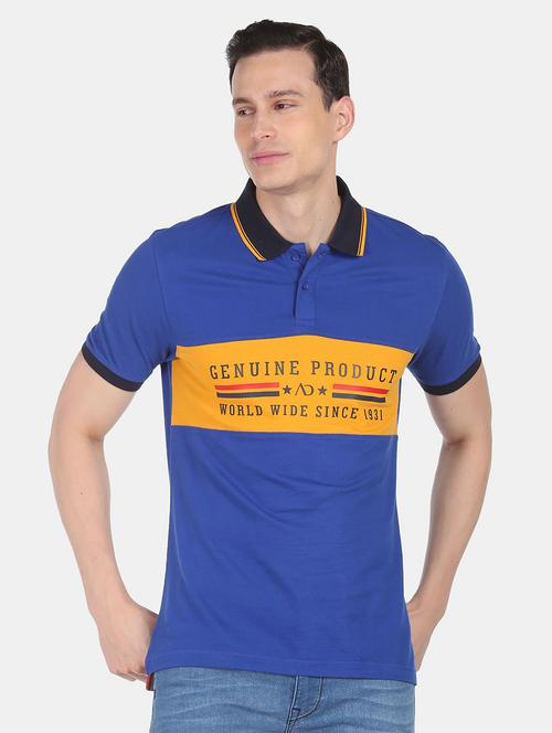 mens color block polo t-shirt - 18657009 -  Standard Image - 0