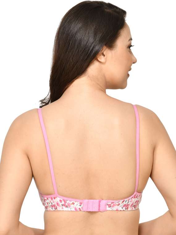 printed non padded t-shirt bra - 18658297 - Standard Image - 2