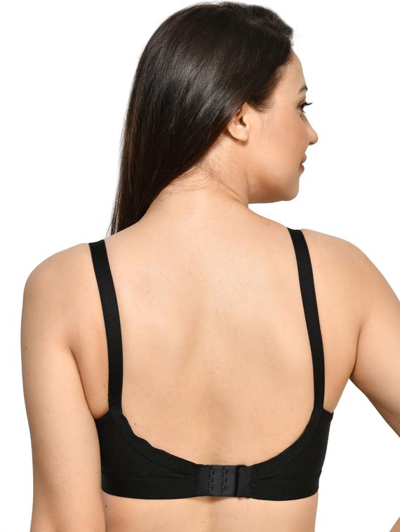 solid non padded regular bra - 18658367 - Standard Image - 2