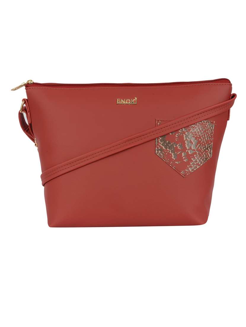 solid regular sling bag