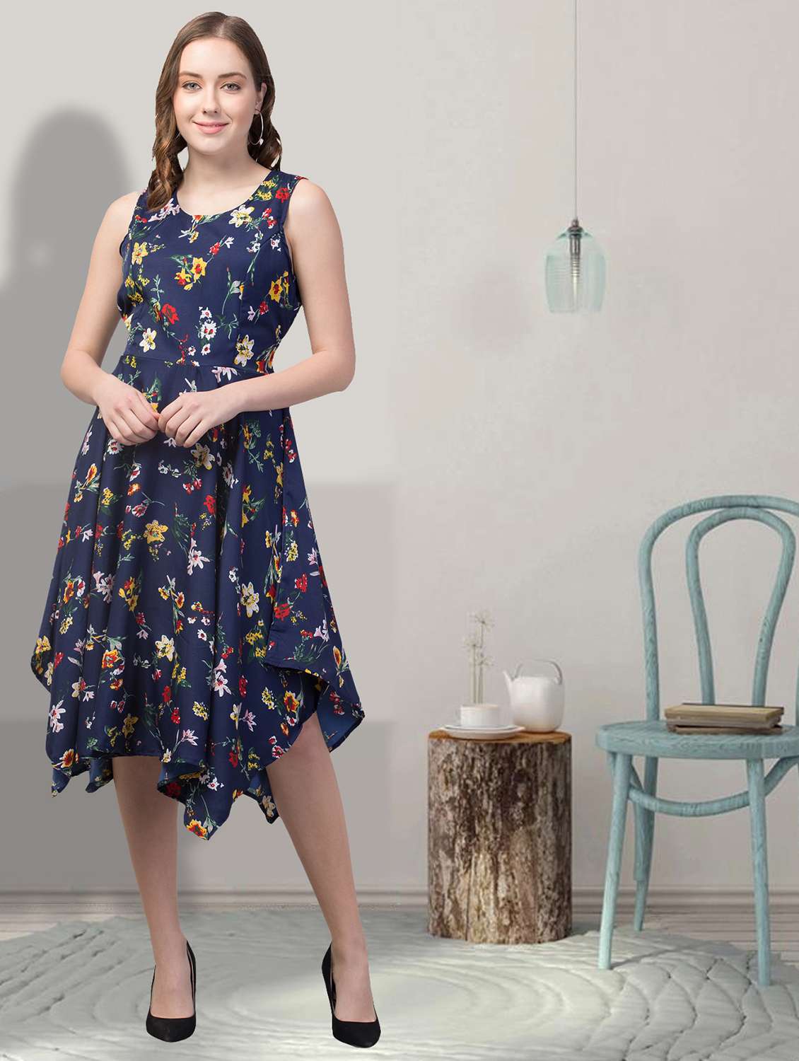 Women's  Floral Dress