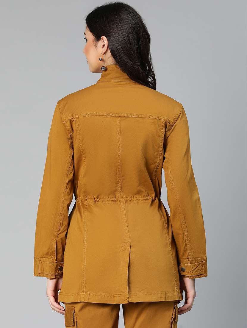 zip up solid regular jacket - 18658806 - Standard Image - 2