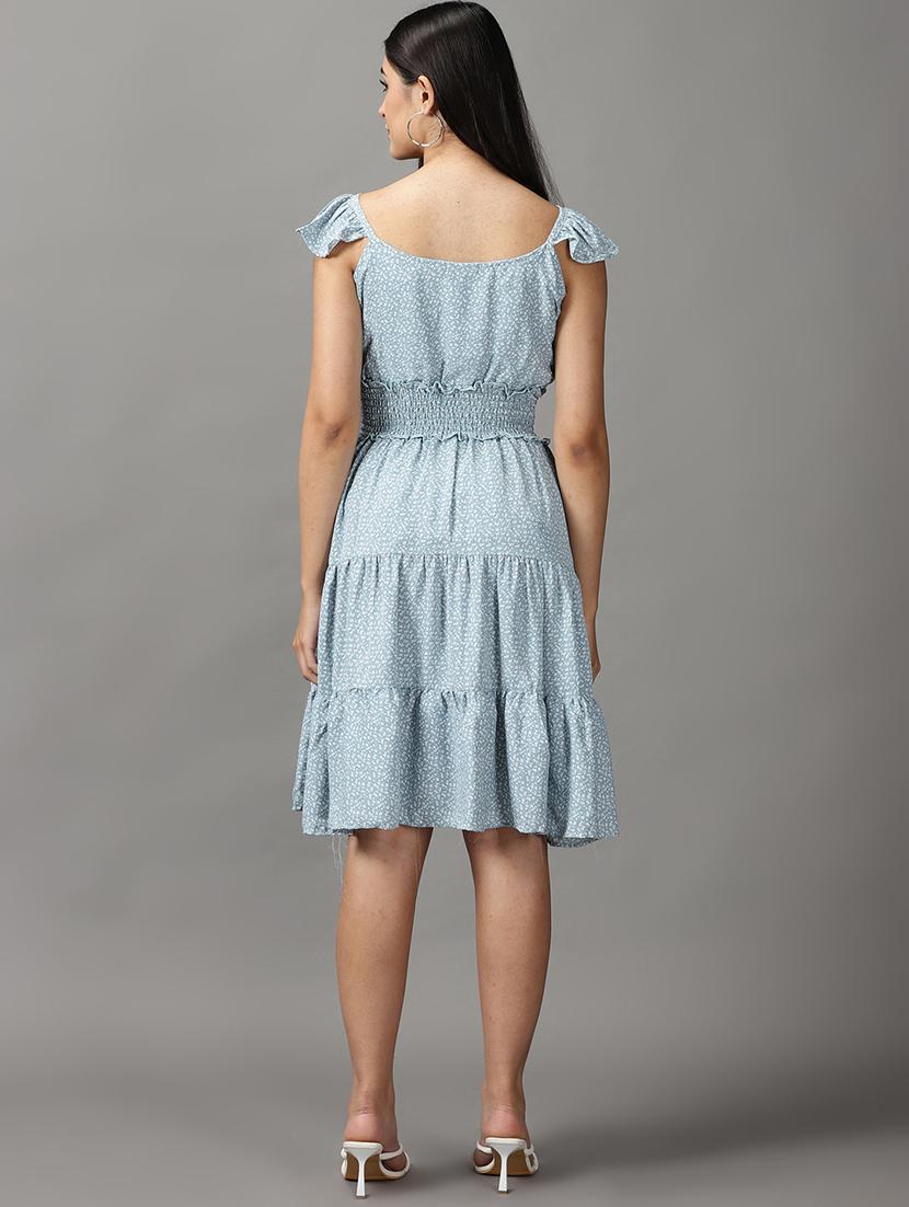 women's tiered dress floral dress - 18658938 - Standard Image - 2