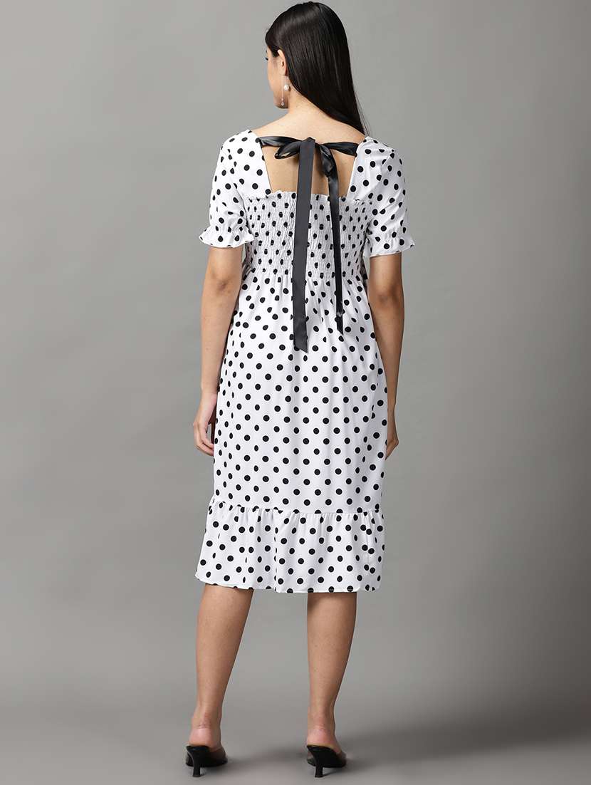 women's tiered dress solid dress - 18658969 - Standard Image - 2