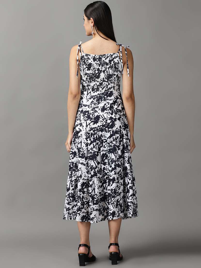 women's tiered dress printed dress - 18659011 -  Standard Image - 2