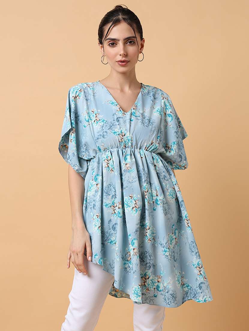 women's asymmetric floral dress