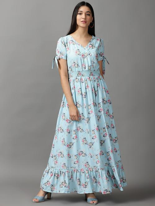 women's tiered dress floral dress - 18659060 - Standard Image - 0