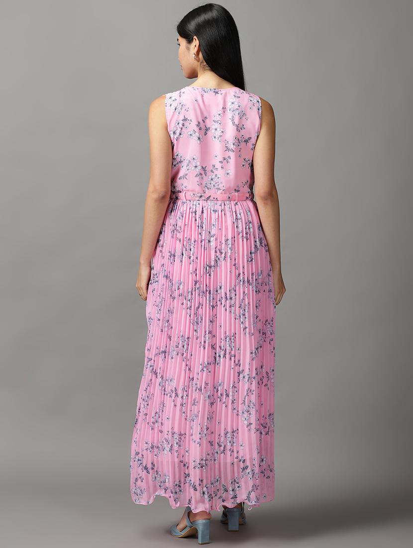women's fit & flare floral dress - 18659062 - Standard Image - 2