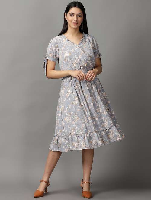 women's tiered dress floral dress - 18659063 -  Standard Image - 0