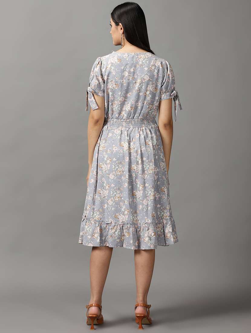 women's tiered dress floral dress - 18659063 - Standard Image - 2