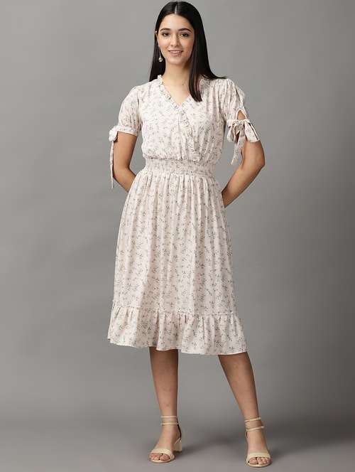 women's tiered dress floral dress - 18659064 - Standard Image - 0