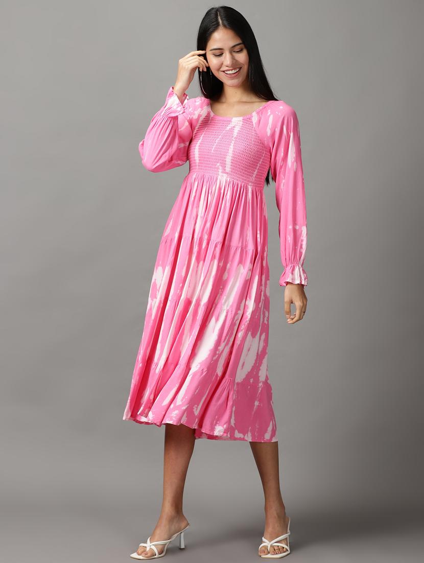 women's tiered dress polka dots dress - 18659088 - Standard Image - 2