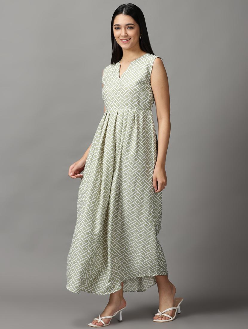 women's fit & flare polka dots dress - 18659101 - Standard Image - 2