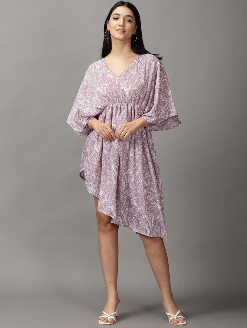 women's asymmetric printed dress - 18659104 -  Zoom Image - 0