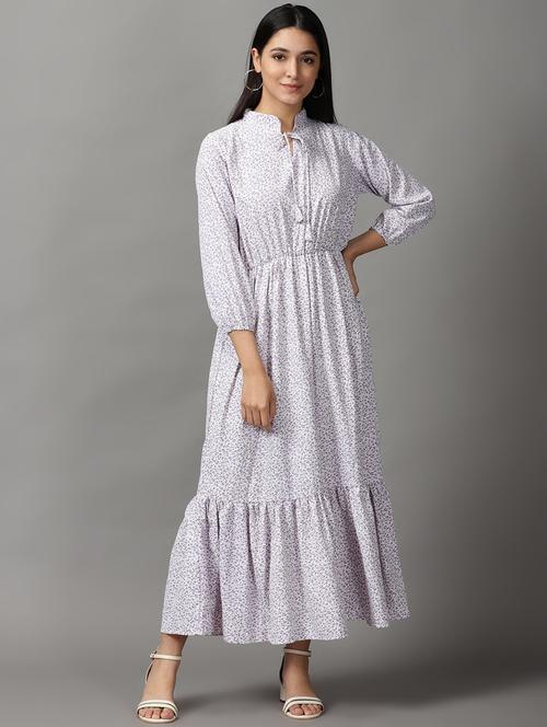 women's tiered dress floral dress - 18659109 -  Standard Image - 0