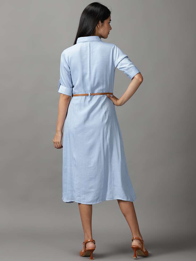 women's shirt solid dress - 18659142 -  Standard Image - 2