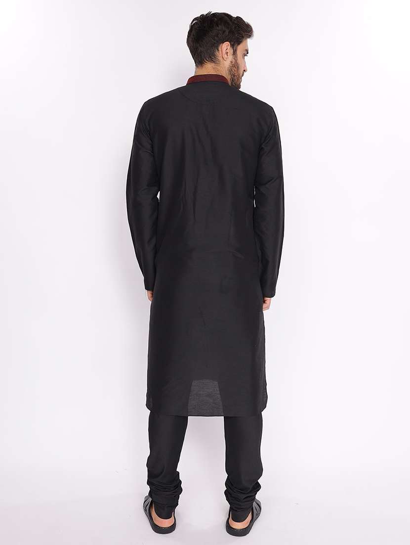 mandarin neck printed long kurta - 18677931 -  Standard Image - 2