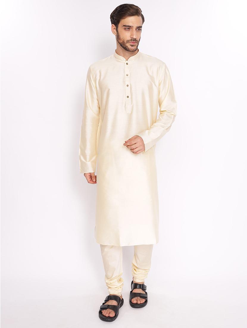 mandarin neck printed long kurta - 18677932 - Zoom Image - 0