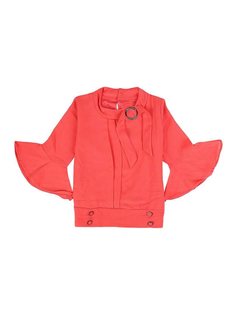 girls round neck top