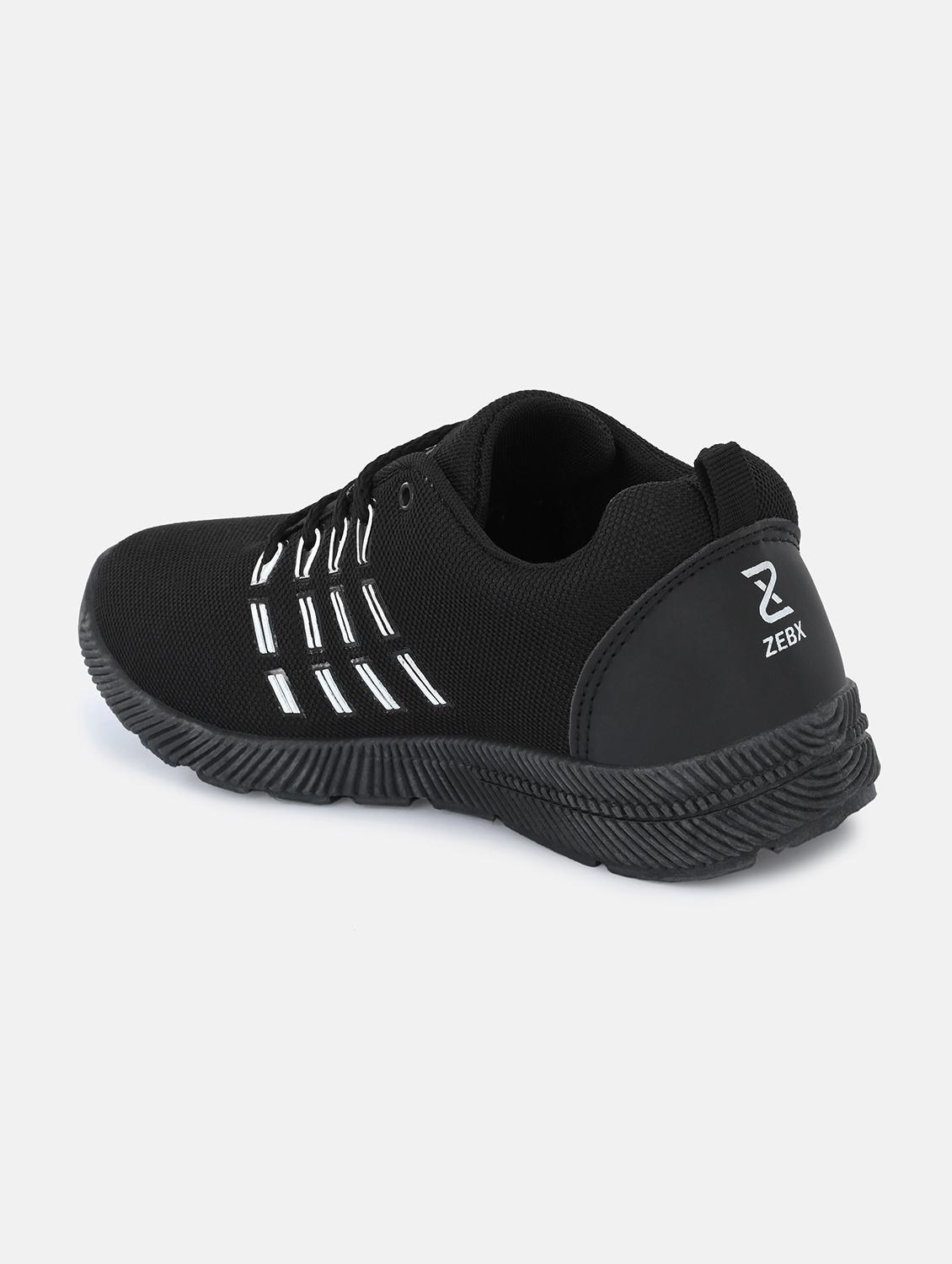 mens black lace up sport shoe - 18680447 - Standard Image - 2