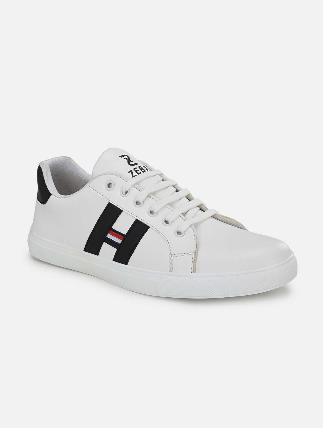 mens white lace up sneakers