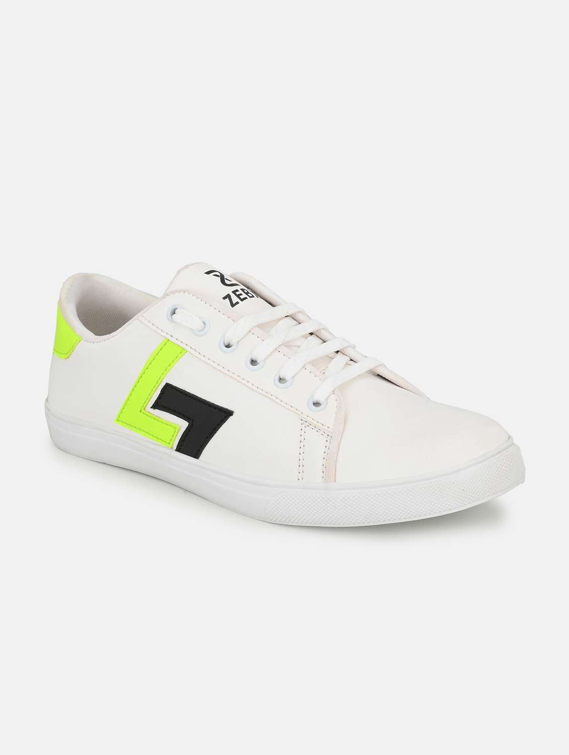mens white lace up sneaker - 18680457 -  Zoom Image - 0