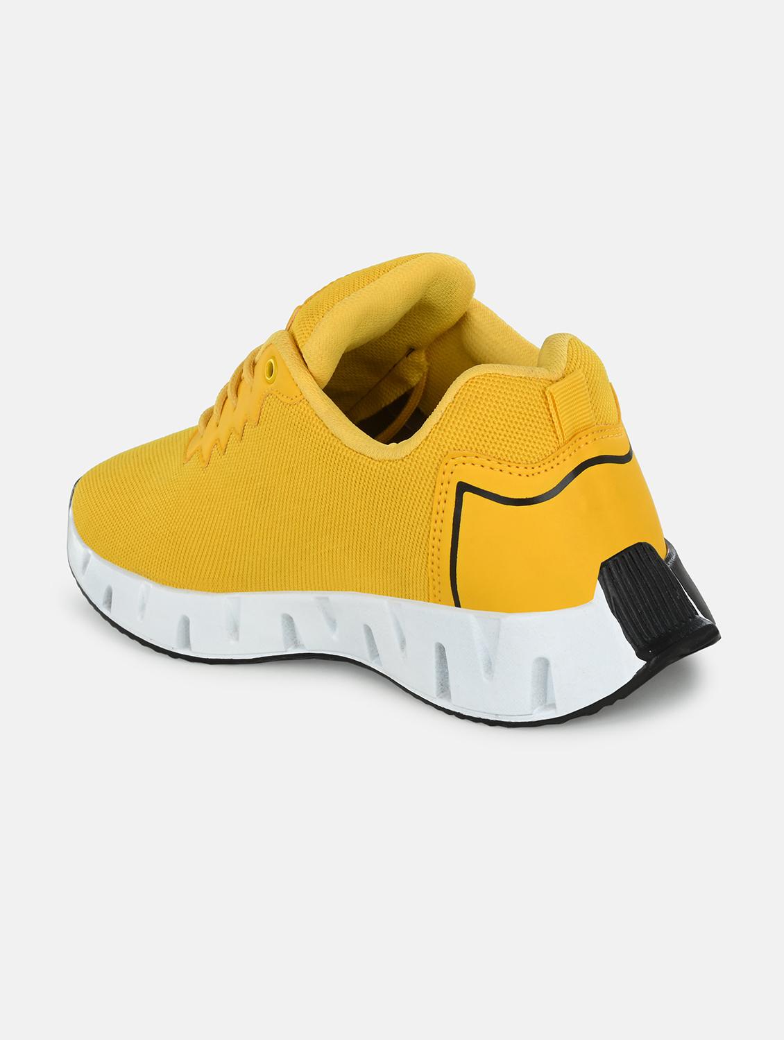 mens yellow lace up sport shoe - 18680462 - Standard Image - 2