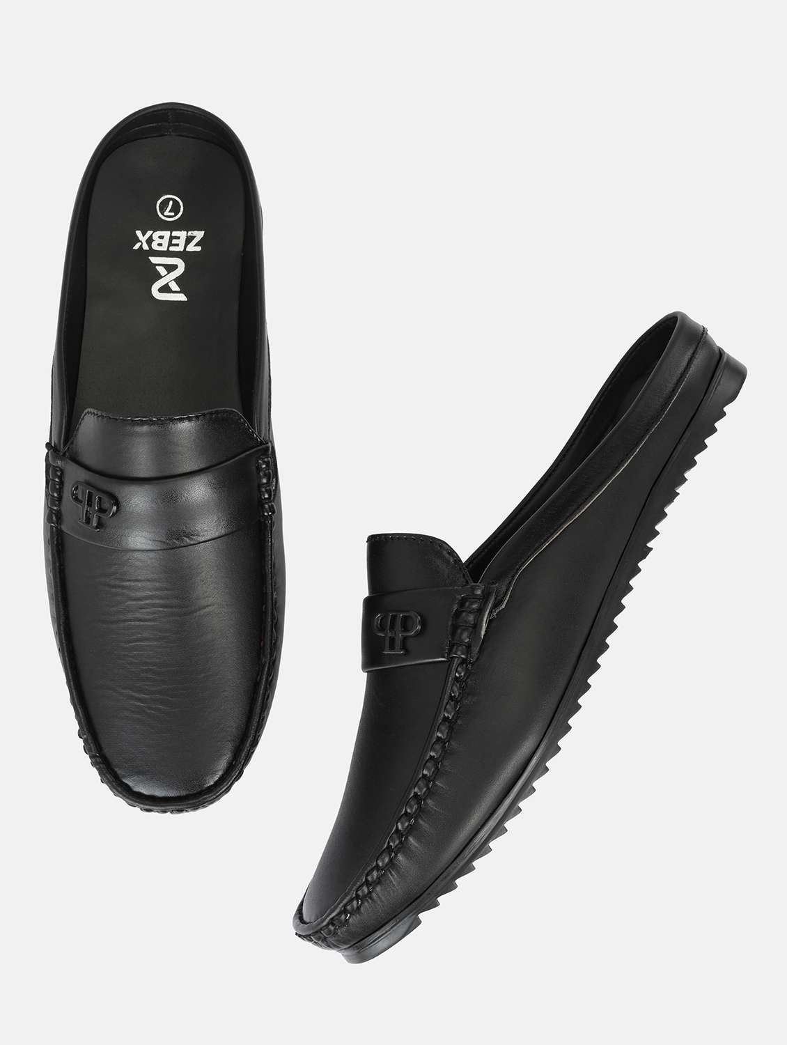 mens black slip on loafer - 18680486 -  Standard Image - 2