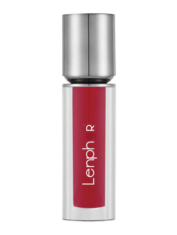 lenphor color me up liquid lipstick cherry red 04