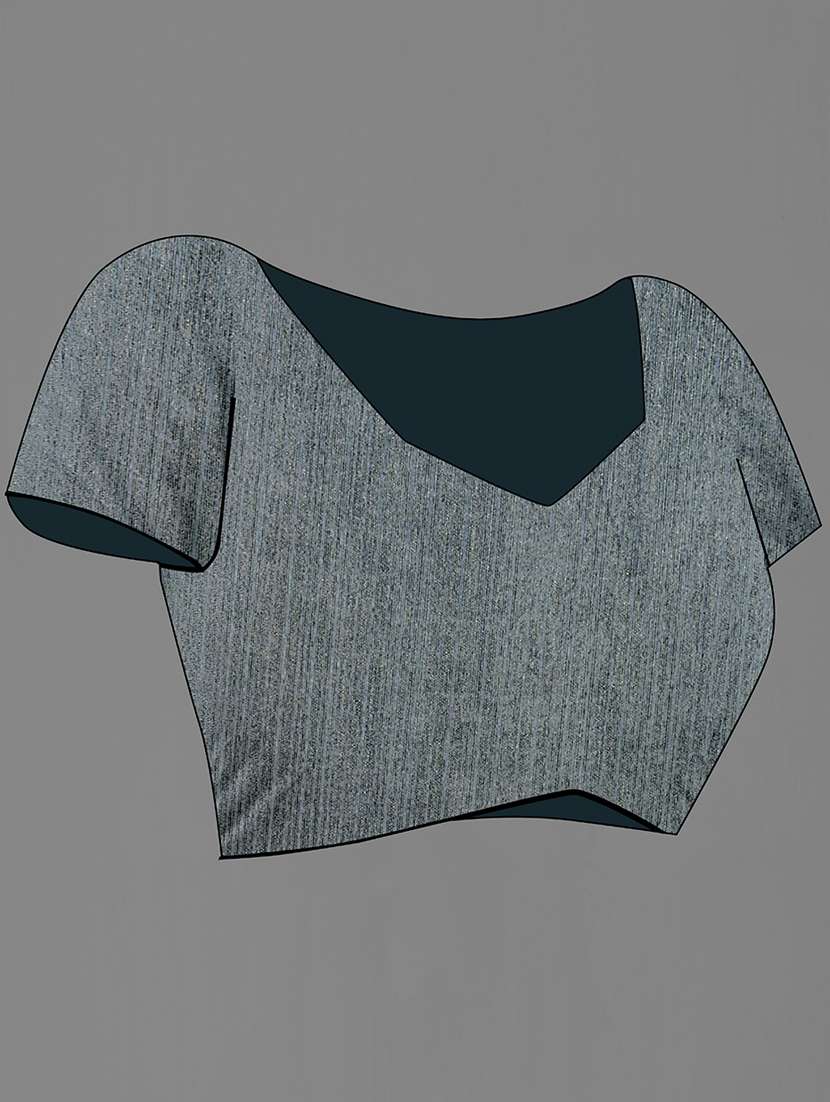 women's floral grey colored saree with blouse - 18682010 -  Standard Image - 2