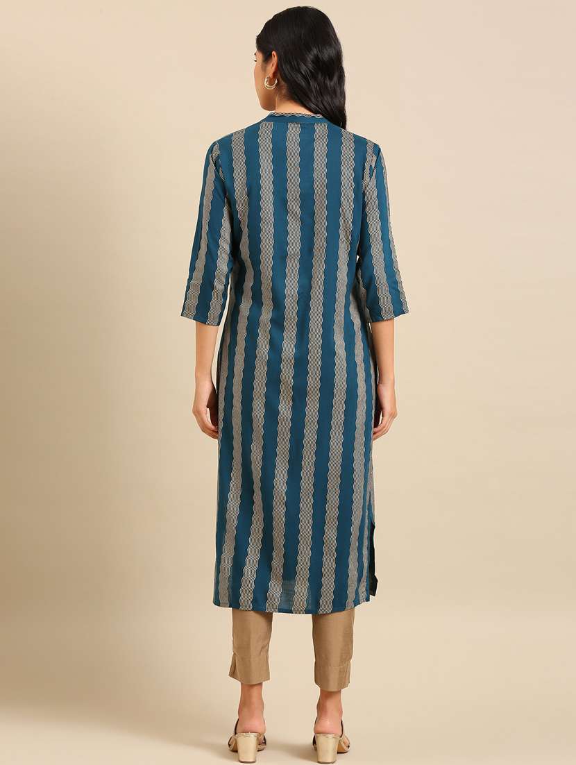 women's front slit kurta - 18682910 -  Standard Image - 2