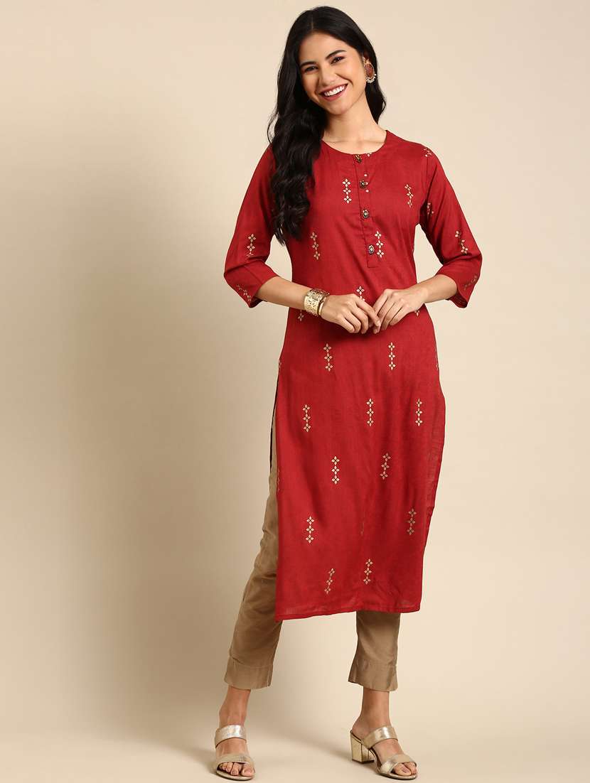 women's straight kurta
