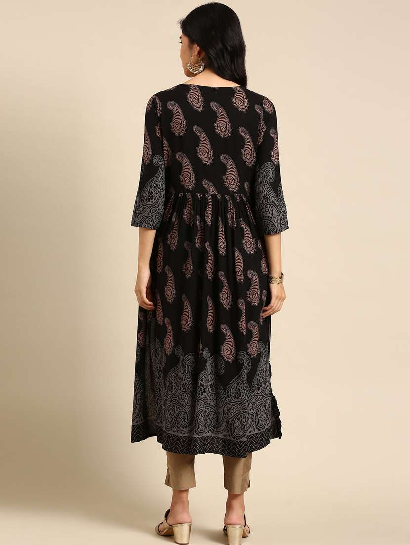women's straight kurta - 18682914 -  Standard Image - 2