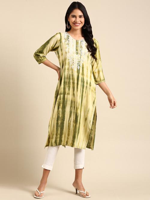 women's straight kurta - 18682930 -  Standard Image - 0