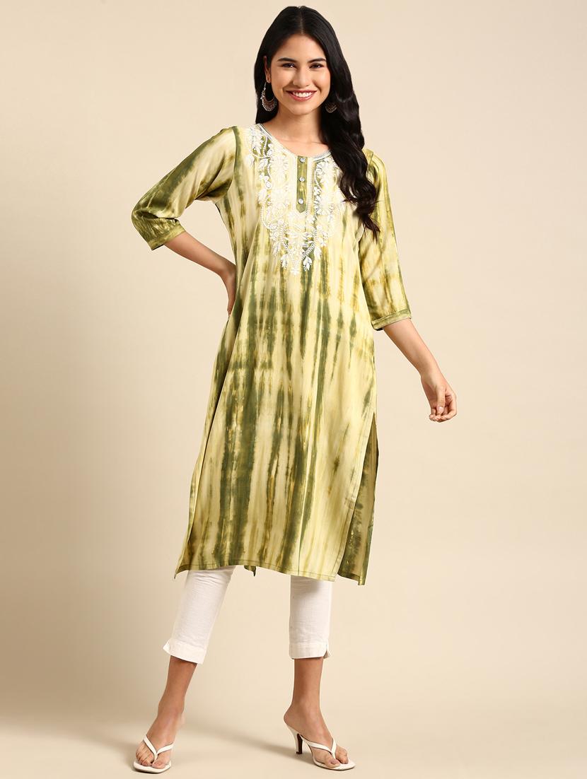 women's straight kurta - 18682930 -  Zoom Image - 0