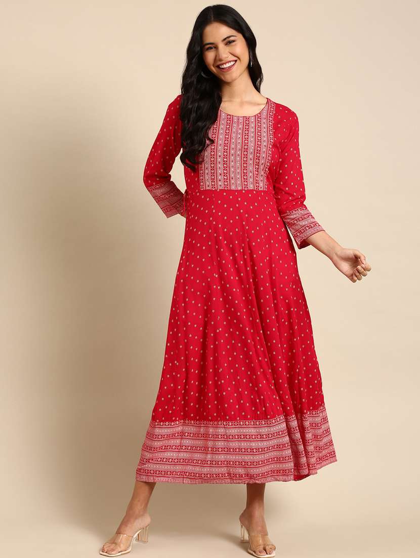 women's flared kurta
