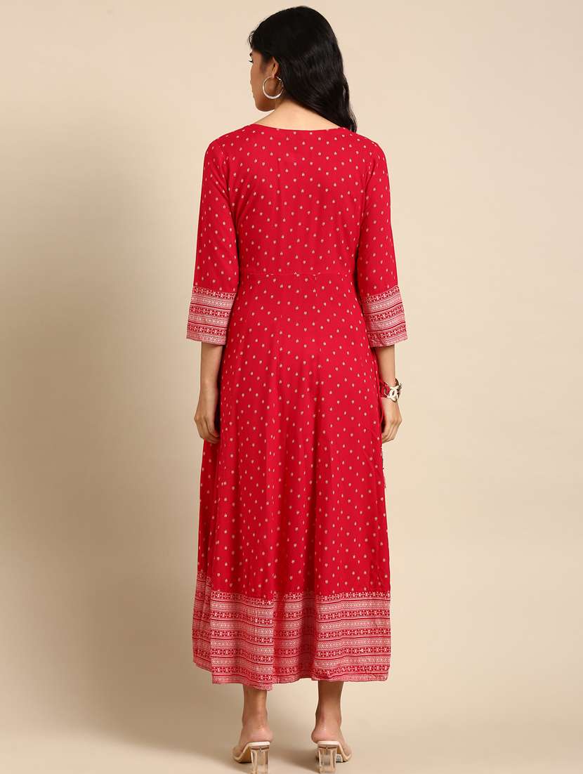 women's flared kurta - 18682931 -  Standard Image - 2