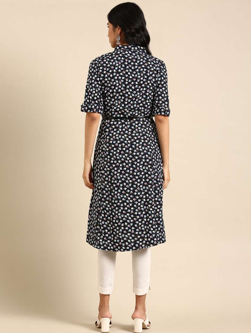 women's a-line kurta - 18682956 - Standard Image - 2