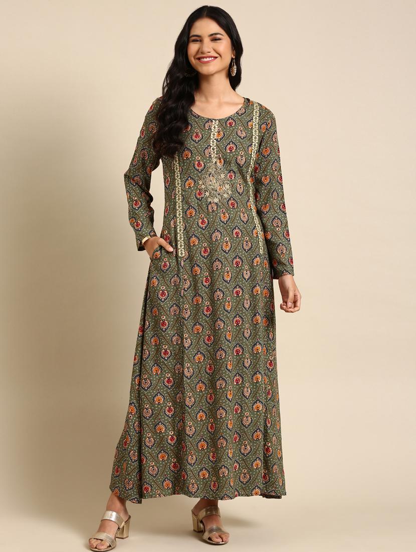 women's flared kurta - 18682968 - Zoom Image - 0