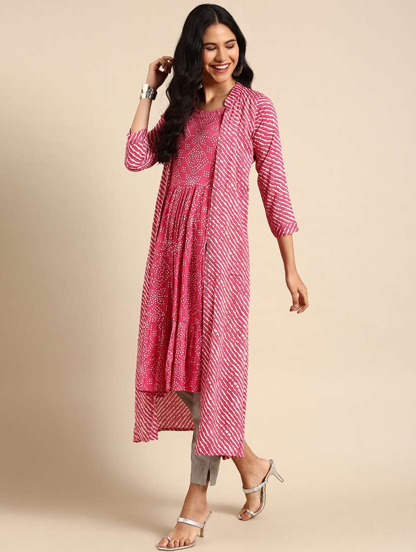 women's kurta with jacket kurta