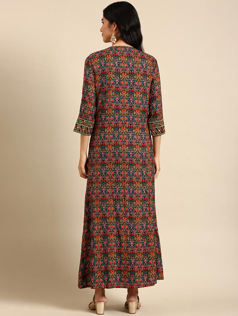 women's kurta with jacket kurta - 18682991 - Standard Image - 2