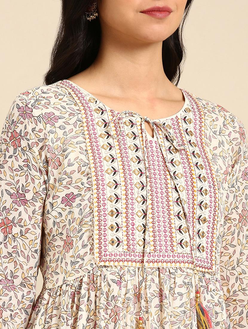 women's flared kurta - 18683073 - Standard Image - 2