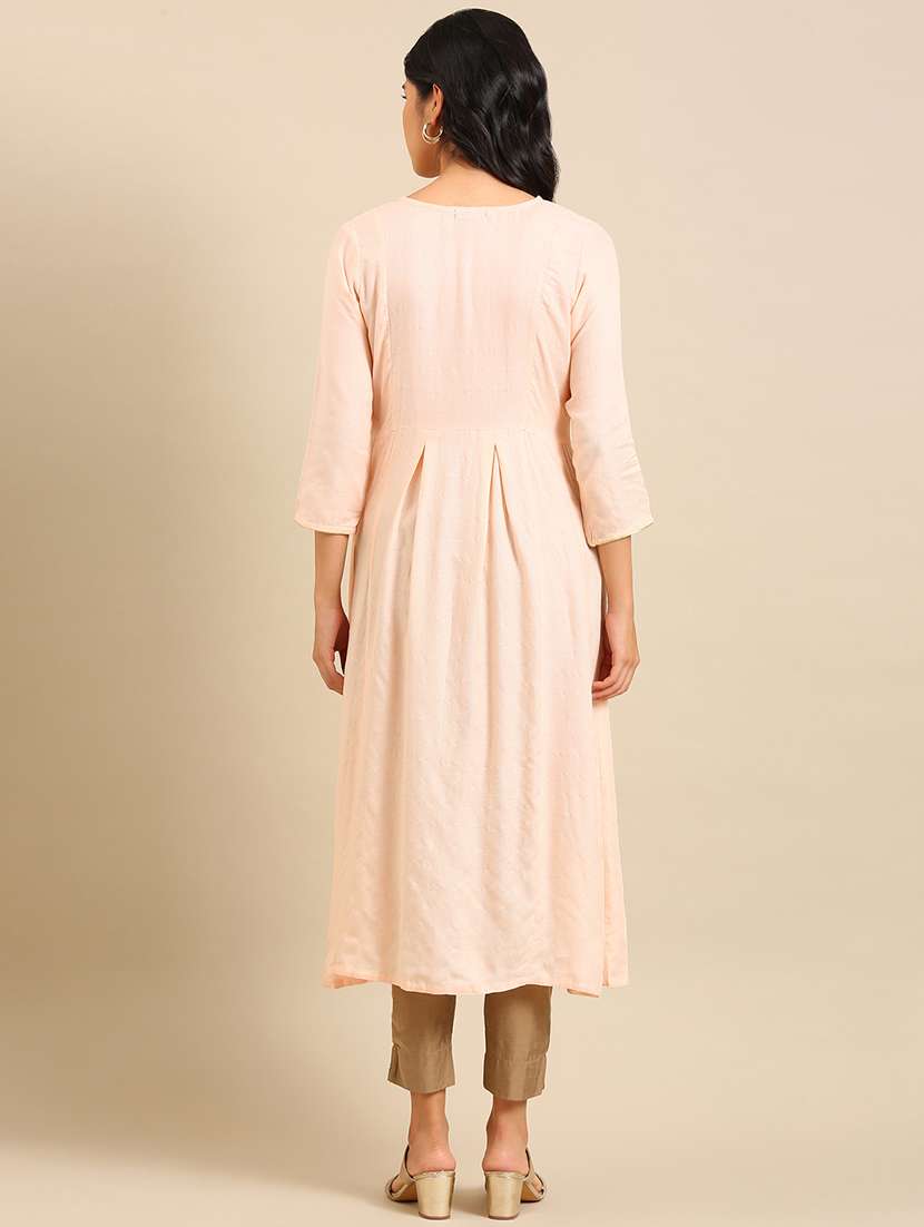 women's flared kurta - 18683080 -  Standard Image - 2