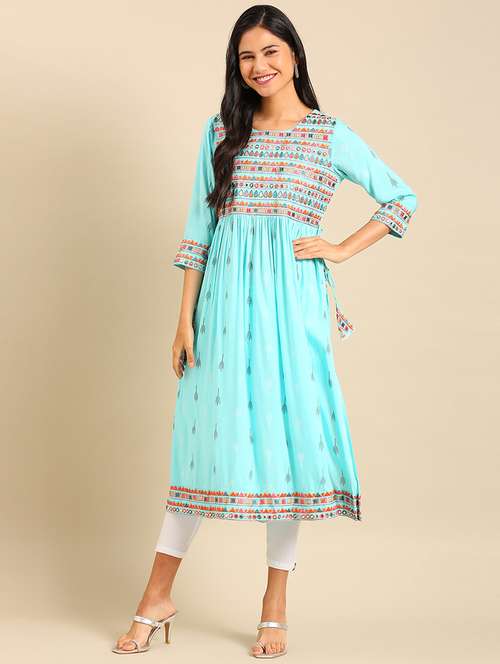 women's a-line kurta - 18683099 - Standard Image - 0