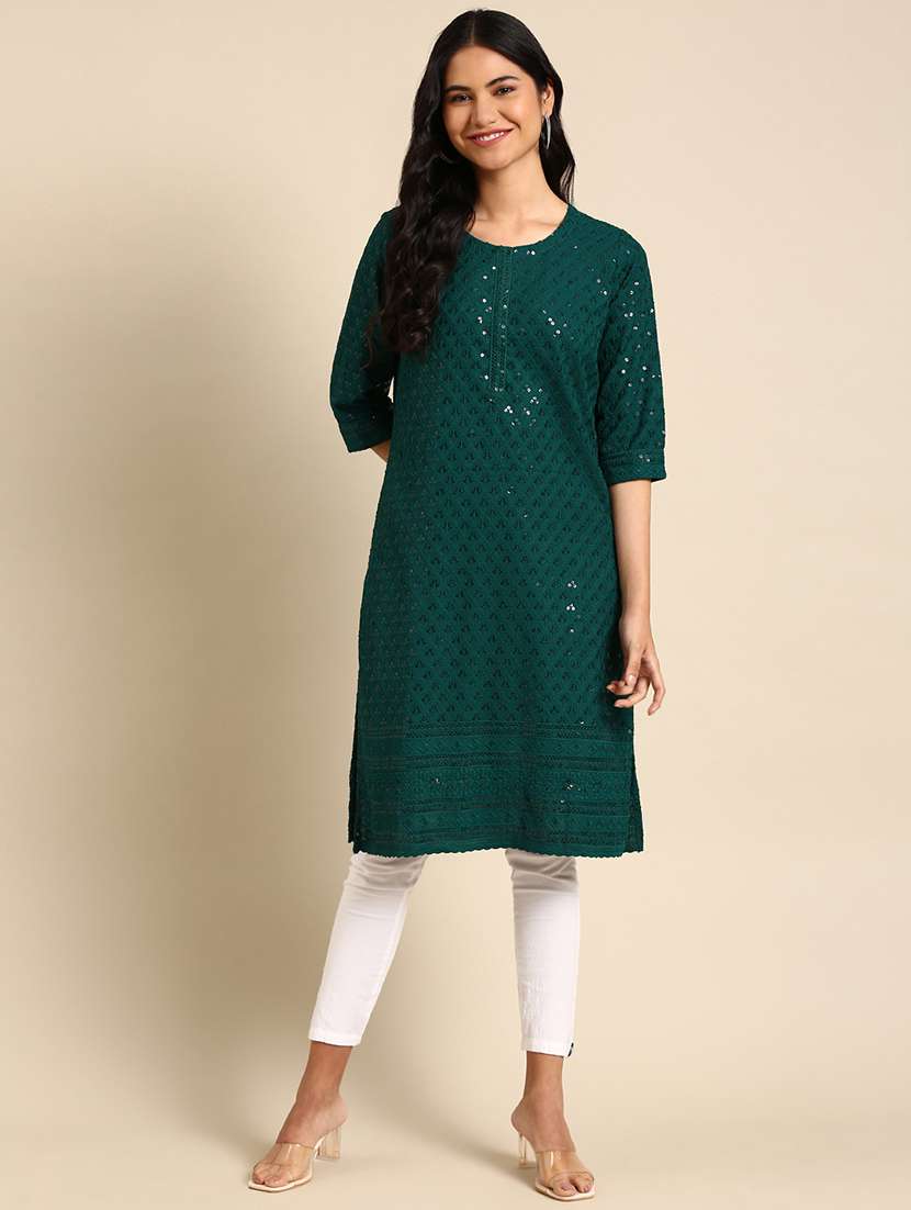women's straight kurta