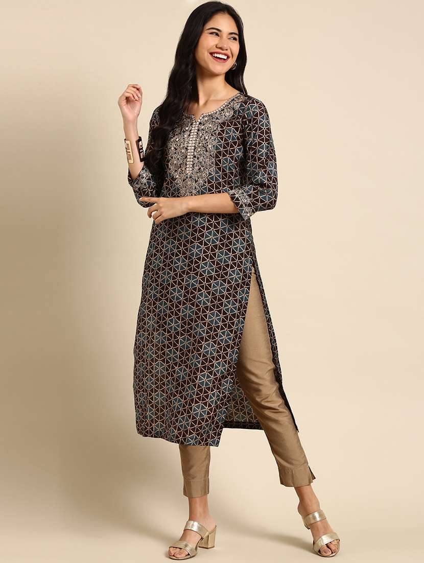 women's straight kurta