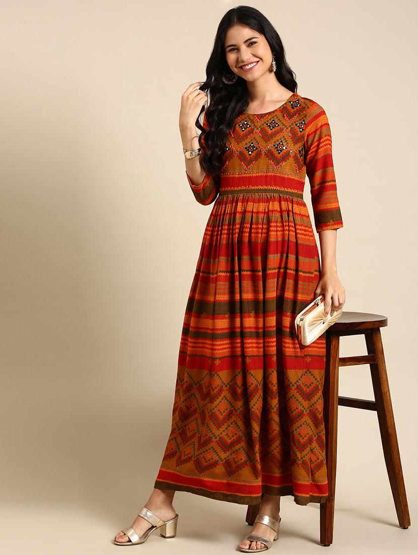 women's flared kurta - 18683151 - Zoom Image - 0