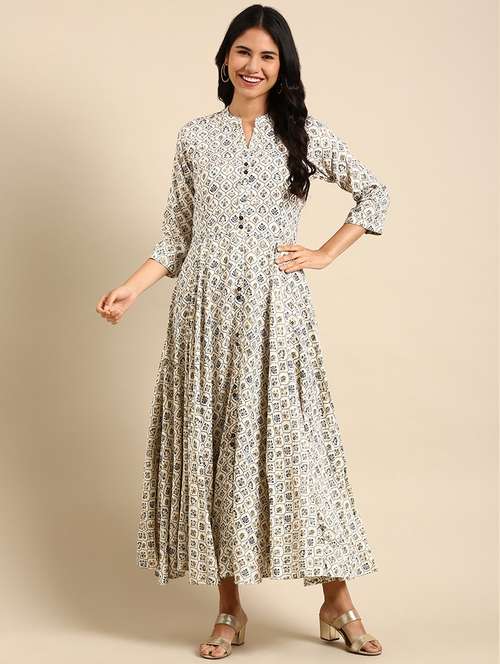 women's flared kurta - 18683160 - Standard Image - 0